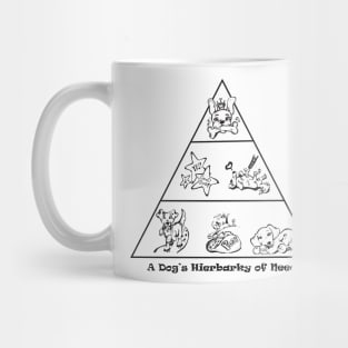 A Dogs Hierbarky of Needs Mug